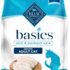 Blue Buffalo Basics Grain-Free Dry Cat Food, Skin & Stomach Care