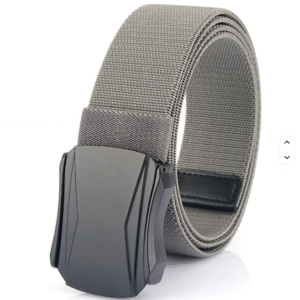Wholesale Fashion Nylon Stretch Fabric Belt Male Mens Waist Belts Comfortable Outdoor Durable Elastic Woven Tactical Belt